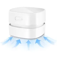 Aspiradora De Mesa Inalámbrica, Mini Aspiradora De Mesa, Recargable Por Usb, Aspiradora De Mano Para Eliminar Migas Y Polvo De Mesas, Teclados Y Coches.