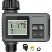 Temporizador De Riego Inteligente, Temporizador Programable, Manguera Con Retardo Por Lluvia, Sistema De Riego Manual Para Jardines Y Céspedes.