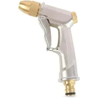 Pulverizador De Jardín De Alta Presión Con Boquilla De Latón, Ideal Para Lavar/regar Céspedes, Jardines Y Caminos – Pulverizador De Jardín Corto