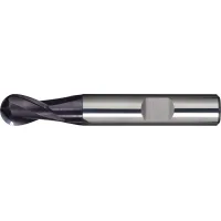 Fresa  De Radio  Completo D.8mm  Long. Corte  20mm Vhm  Tialn Hb  Z.2 Corta  Tecwerk