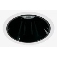 Downlight Led Empotrable Con Marco Redondo Ø8 Cm En Aluminio Luisiana Sklum