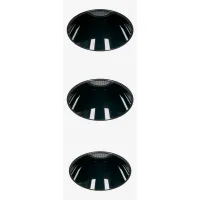 Pack De 3 Downlights Led Empotrables Sin Marcos Trimless Redondos Ø6,8 Cm En Aluminio Luisiana Sklum