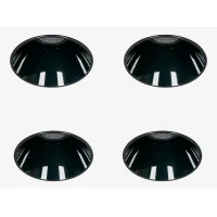 Pack De 4 Downlights Led Empotrables Sin Marcos Trimless Redondos Ø6,8 Cm En Aluminio Luisiana Sklum