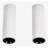 Pack De 2 Apliques De Techo Led De Superficie Redondos Ø7,2 Cm En Aluminio Luisiana Sklum