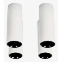 Pack De 4 Apliques De Techo Led De Superficie Redondos Ø4 Cm En Aluminio Luisiana Sklum