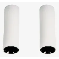 Pack De 2 Apliques De Techo Led De Superficie Redondos Ø5,7 Cm Para Exterior En Aluminio Luisiana Sklum