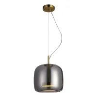 Lámpara Colgante Led De 10w, Fundición Pnd-17760a-brss-sg Italux