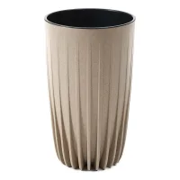 Maceta Alta Ecológica Para Café Con Leche, Sin Marco.