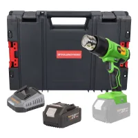 Pistola De Aire Caliente Con Batería Procraft Ph24bb 20 V 50-550 °c + 1 Batería De 4,0 Ah + Cargador + Maletín Rhino Toolcase