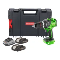 Taladro Atornillador De Impacto Con Batería Procraft Pa18probl-bb 20 V 180 Nm Sin Escobillas + 2 Baterías De 2,0 Ah + Cargador + Maletín Rhino