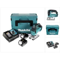 Sierra De Vaivén Sin Cable Makita Djv 182 Rfj 18v Sin Escobillas + 2x Batería Recargable 3.0ah + Cargador + Makpac
