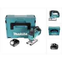 Makita Djv 182 F1j Sierra Caladora A Batería 18 V En Makpac 2 + 1x Batería Bl1830 3,0 Ah - Sin Cargador Incluido