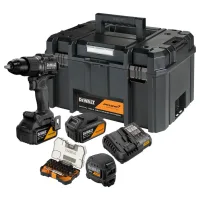Dewalt - Atornillador Percutor A Batería 18 V, Con Accesorios, Mclaren, 2x Batería 5,0 Ah Xr Li-ion, Cargador Dcd86mp2kt