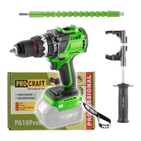 Taladro Atornillador De Impacto A Batería Procraft Pa18probl-bb 20 V 180 Nm Sin Escobillas Solo - Sin Batería, Sin Cargador