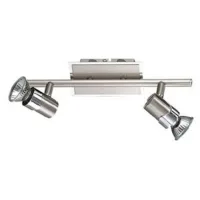 Fabas 2554-82-178 Spot Gu10 2 X 50w Niquel Satinado Cromo