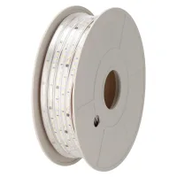 Tira De 60 Leds/m 1500lm/m 3000ºk Smd2835 Autorectificada 220vac Ip65 X50m 40.000h