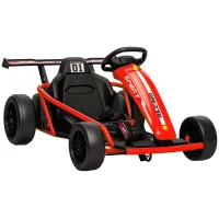 Kart Eléctrico De 24 V Para Drifting, De 8 A 12 Años, Color Rojo