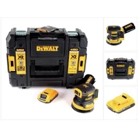Lijadora Rotorbital Sin Cable Dewalt Dcw 210 Nt 18v 12.000 Rpm 125 Mm + 1x Batería Recargable 2,0 Ah En Tstak - Sin Cargador