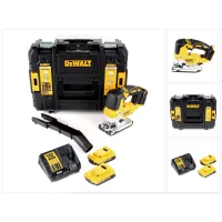 Sierra De Calar Pendular Sin Cable Dewalt Dcs 334 D2 18v Sin Escobillas + 2x Batería Recargable 2.0ah + Cargador + Tstak