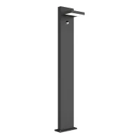 Lucande - Lámpara Led Para Exterior 'silvan' En Negro De Aluminio