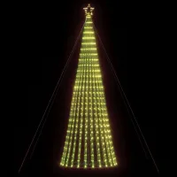Árbol De Navidad Led 1028 Leds Blanco Cálido 403 Cm