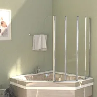 Vidaxl - Mampara De Ducha De Vidrio Templado Transparente 120x140 Cm