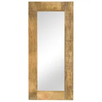 Espejo De Madera Maciza De Mango 50x110 Cm Vidaxl