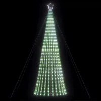 Árbol De Navidad Led 1028 Leds Blanco Frío 403 Cm