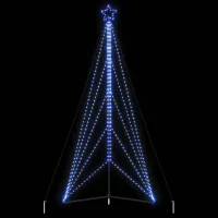 Árbol De Navidad Led 615 Leds Azul 404,5 Cm Vidaxl