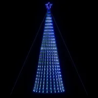 Árbol De Navidad Led 1028 Leds Azul 403 Cm