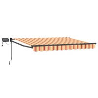 Toldo Manual Retráctil Con Leds Multicolor 3 X 2,5 M Vidaxl