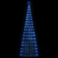 Árbol De Navidad Led 550 Leds Azul 300 Cm Vidaxl