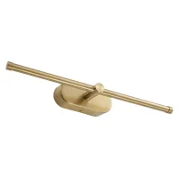 Lámpara De Pared Rea App1892-1w 40 Cm  Brush Gold