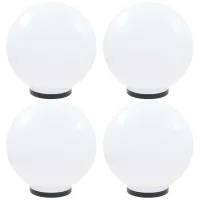 Vidaxl - Lámparas De Bola Led 4 Unidades Esféricas Pmma 40 Cm