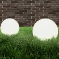 Vidaxl - Juego De Lámparas De Bola Led 2 Piezas Esféricas 40 Cm Pmma