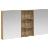 Juego De Muebles De Baño 3 Uds. 140 X 14,5 X 70 Cm Vidaxl
