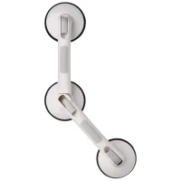 Barra De Agarre De Succión Angular Premium Blanco Ridder