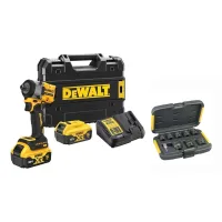Dewalt - Llave De Impacto Inalámbrica De 18 V, Con Accesorios, 2 Baterías De Iones De Litio De 5,0 Ah Y Cargador Dcf922p2ta