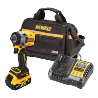 Dewalt - Llave De Impacto Inalámbrica De 18 V, 1 Batería De Iones De Litio De 5,0 Ah, Cargador Dcf922na3
