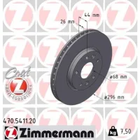Disco de freno ZIMMERMANN 470.5411.20