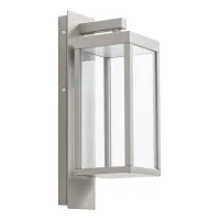 Lucande Lámpara De Pared Exterior 'ferdinand' En Gris Aluminio