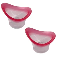 Lot De 2 Gobelets De Lavage Des Yeux En Silicone, Réutilisables Et Souples