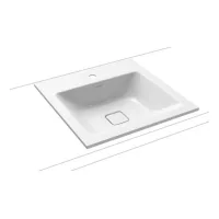 Kaldewei Cono - Lavabo, 50x50 Cm, Sin Rebosadero, Con Orificio Para El Grifo, Perl-effekt, Blanco 908206013001