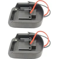 2pc Battery Adapter For 18v Lithium Battery Power Tool--
