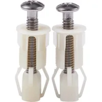 2pcs Toilet Seat Screws Toilet Seats Hinges Type&size:4 38mmx5mm--