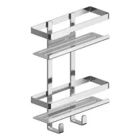 Cestello Doppio Myline Shower Misura: Nero Opaco