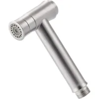 Toilet Seat Bidet Sprayer - Bathroom Faucet Bathtub Washing Car Shower Stainless Steel Diaper Cleaning Nozzle, 2 Modes, One Press