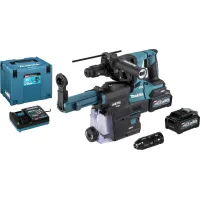 40v Máx. Combinación De Batería Hammer Sds-plus Hr004gm202  2xakku 4.0 Ah En El Makpac Incl. Extracción De Polvo Dx14