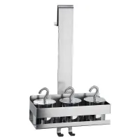 Toallero De Baño Giratorio De Acero Inoxidable 304 Para Colgar En La Pared, Sin Necesidad De Perforaciones, Color Plata.