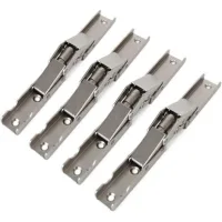 Qorva-90 Degree Folding Door/shelf Hinge Hidden Bracket Table Holder Furniture Parts (4pc)